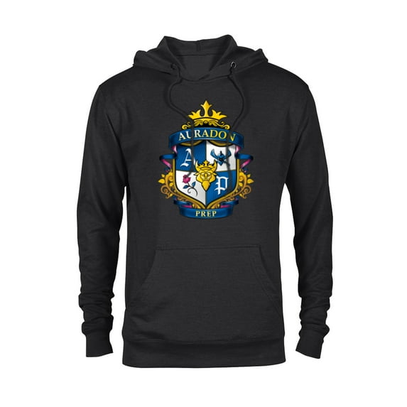 Disney Descendants Auradon Prep Crest - Pullover Hoodie for Adults -Customized-Black