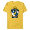 thumbnail image 1 of Disney Descendants Auradon Prep Crest - Short Sleeve Blended T-Shirt for Adults -Customized-Yellow, 1 of 5