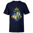thumbnail image 1 of Disney Descendants Auradon Prep Crest - Short Sleeve T-Shirt for Kids -Customized-Navy, 1 of 5