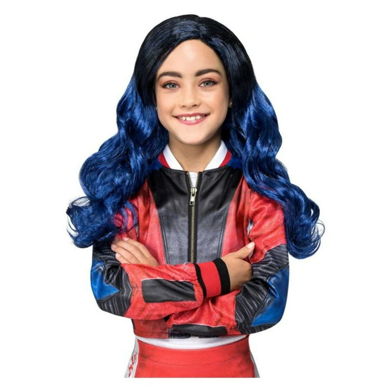 Disney Descendants Evie Wig Child Blue Black Disney Descendants Evie Wig Child Blue Black