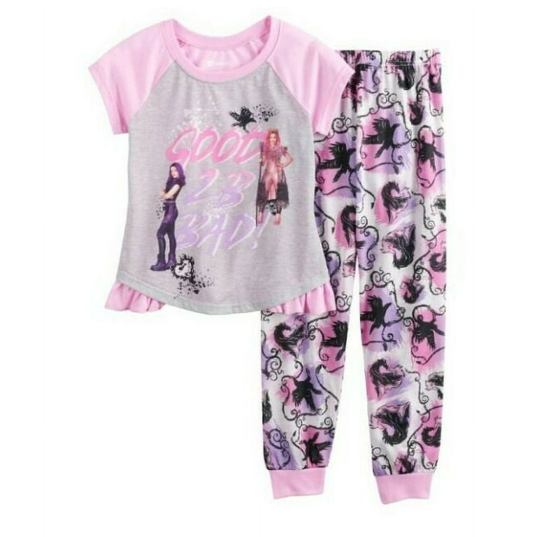 Disney Descendants Girls Good 2B Bad Pajamas Size 6