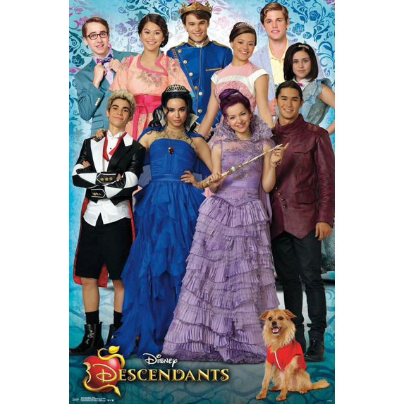 Disney Descendants - Group Wall Poster, 22.375" x 34"
