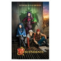 Disney Descendants - Key Art Wall Poster, 14.725" x 22.375", Framed