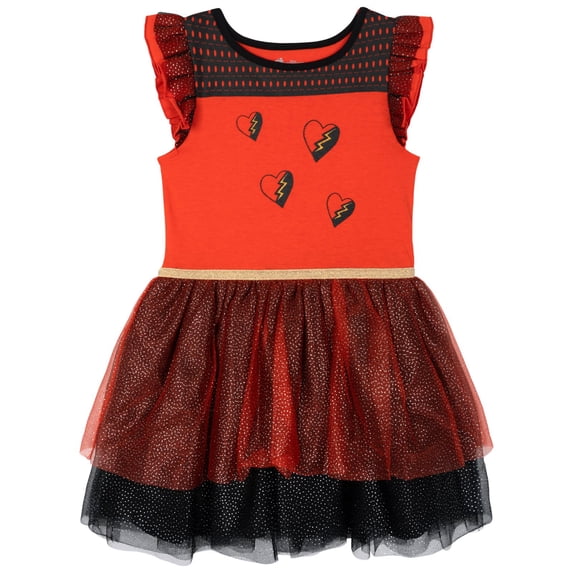 Disney Descendants Little Girls' Cosplay Tutu Dress Ruby Red Black