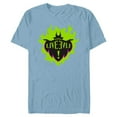 thumbnail image 1 of Disney Descendants Maleficent Long Live Evil - Short Sleeve Blended T-Shirt for Adults -Customized-Ocean Blue, 1 of 5