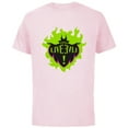 thumbnail image 1 of Disney Descendants Maleficent Long Live Evil - Short Sleeve Cotton T-Shirt for Adults -Customized-Soft Pink, 1 of 5