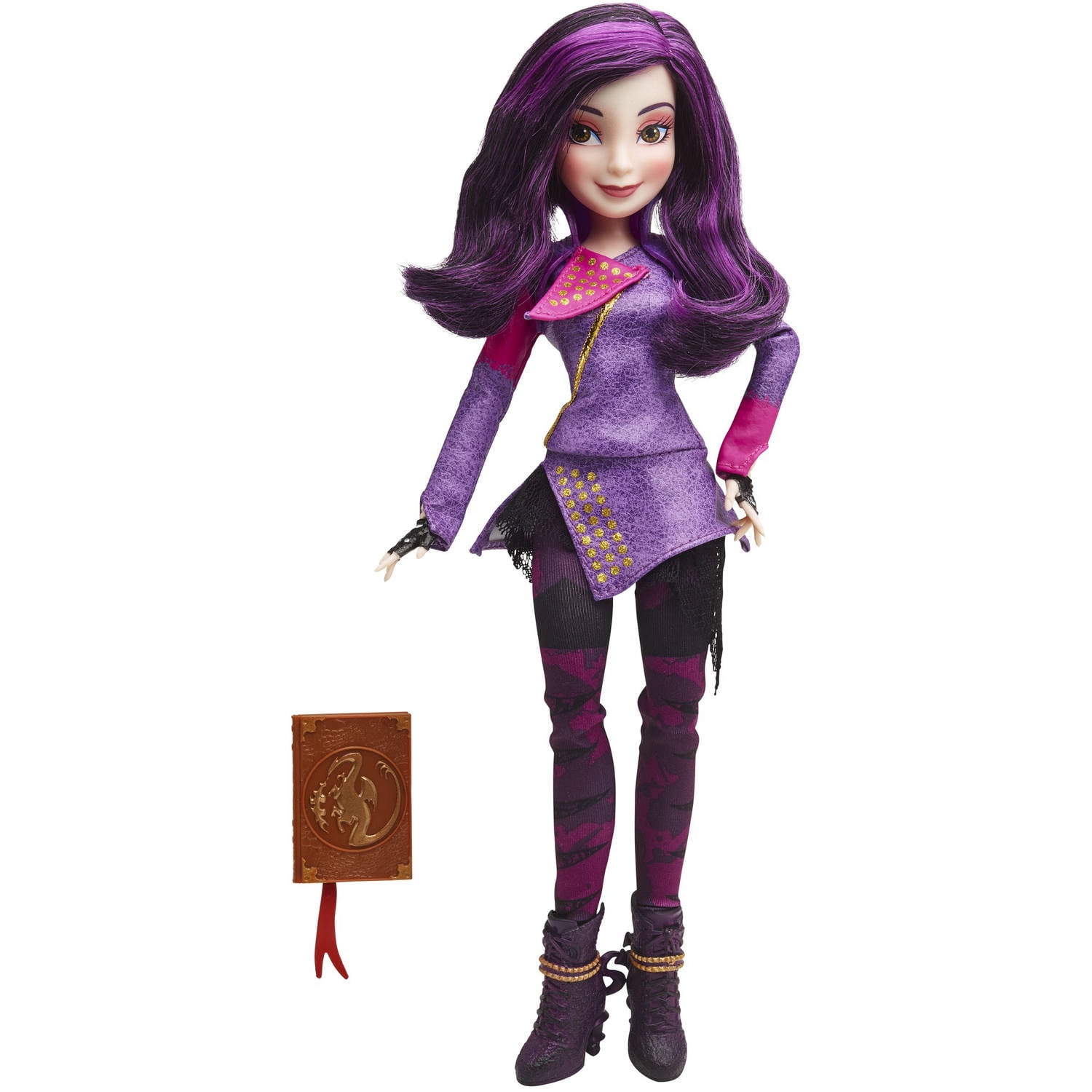 New Mal Disney Descendants Doll Head From Isle of the Lost for  Customization OOAK Repaint Reroot Replacement Repair Parts Thesupplyloft1 