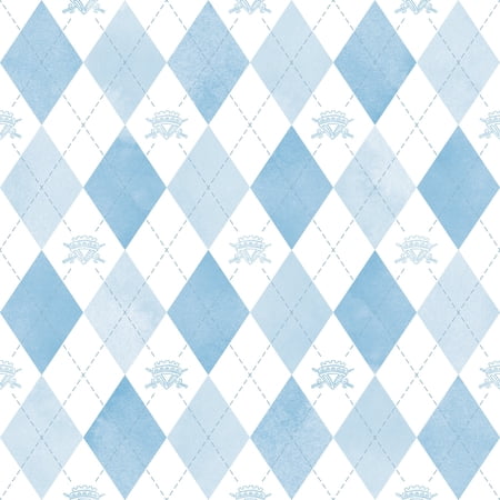 Disney Descendants: The Rise of Red - Chloe Crown Argyle Peel & Stick Wallpaper