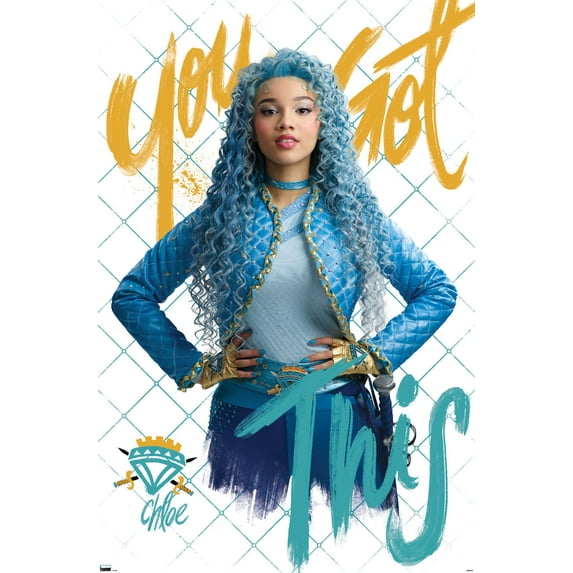 Disney Descendants: The Rise of Red - Chloe Wall Poster, 14.725" x 22.375"
