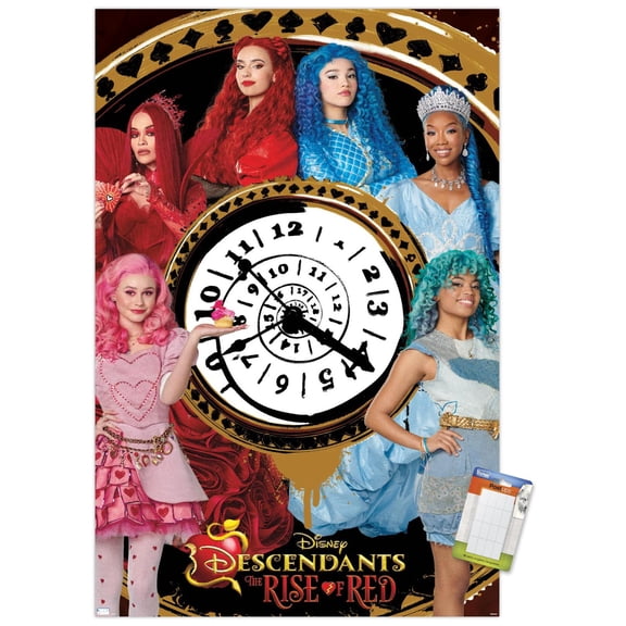 Disney Descendants: The Rise of Red - Group Wall Poster, 14.725" x 22.375"