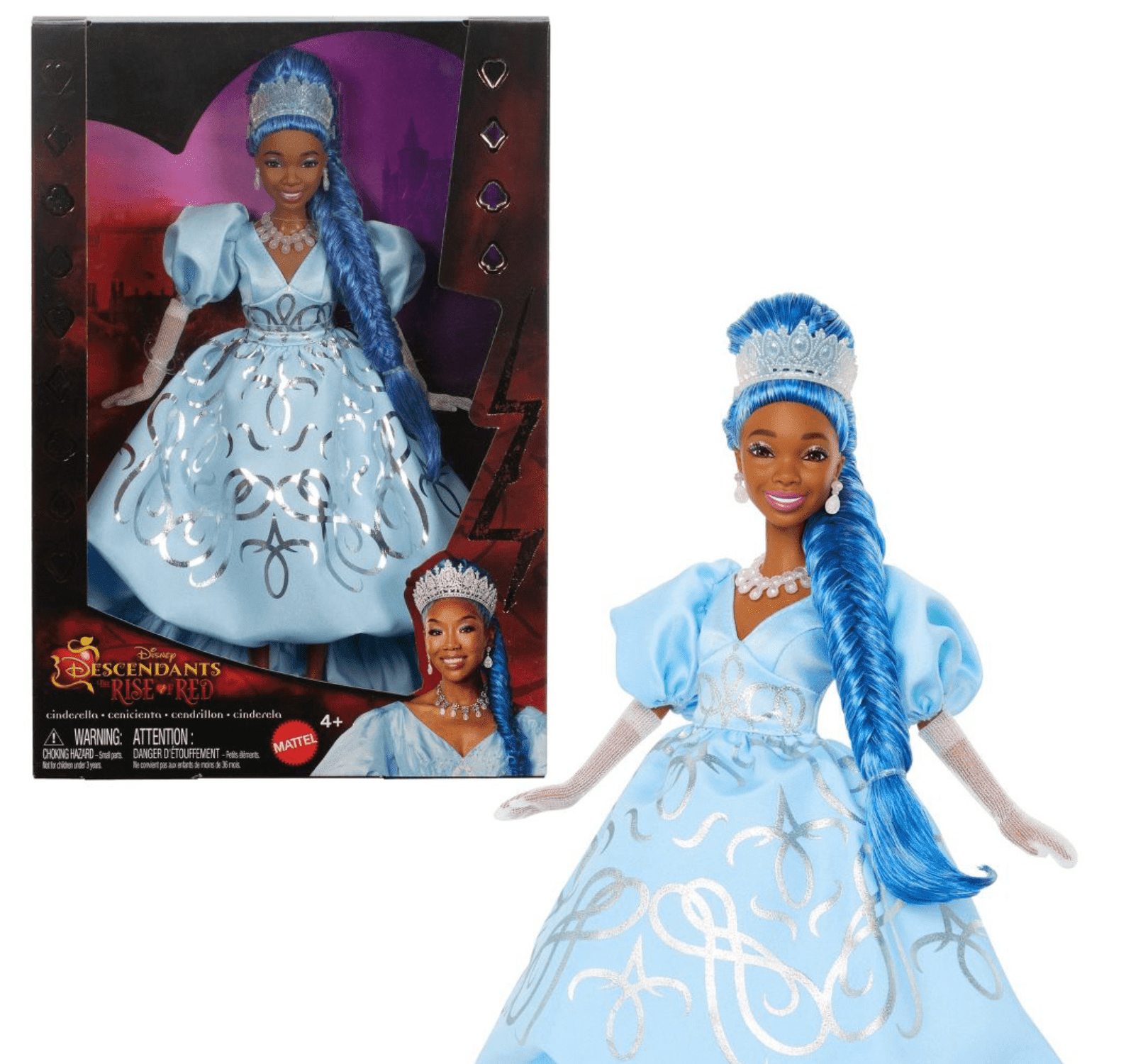 Disney Descendants: The Rise of Red Queen Cinderella Fashion Doll Toy New W Box