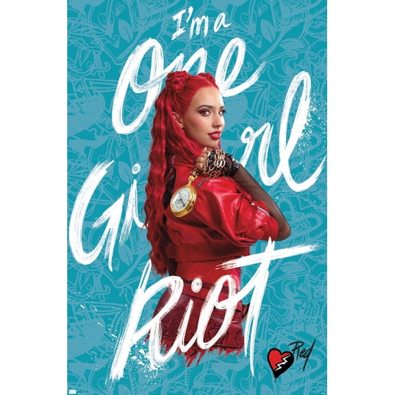 Disney Descendants: The Rise of Red - Red Wall Poster, 22.375" x 34"
