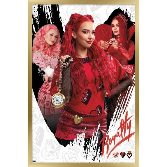 Disney Descendants: The Rise of Red - Royalty Wall Poster, 22.375" x 34" Framed