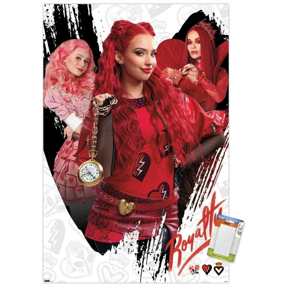Disney Descendants: The Rise of Red - Royalty Wall Poster, 22.375" x 34"