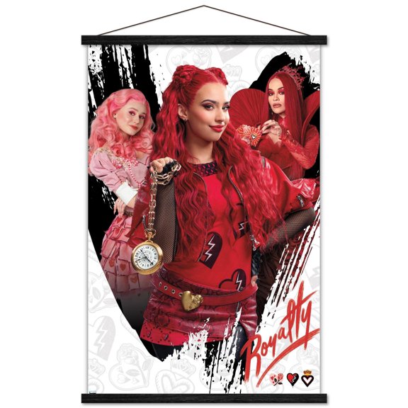 Disney Descendants: The Rise of Red - Royalty Wall Poster with Magnetic Frame, 22.375" x 34"
