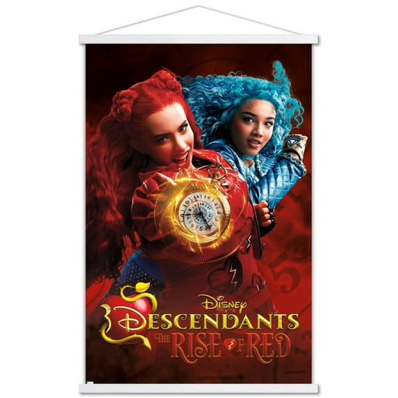 Disney Descendants: The Rise of Red - Time Wall Poster with Magnetic Frame, 22.375" x 34"