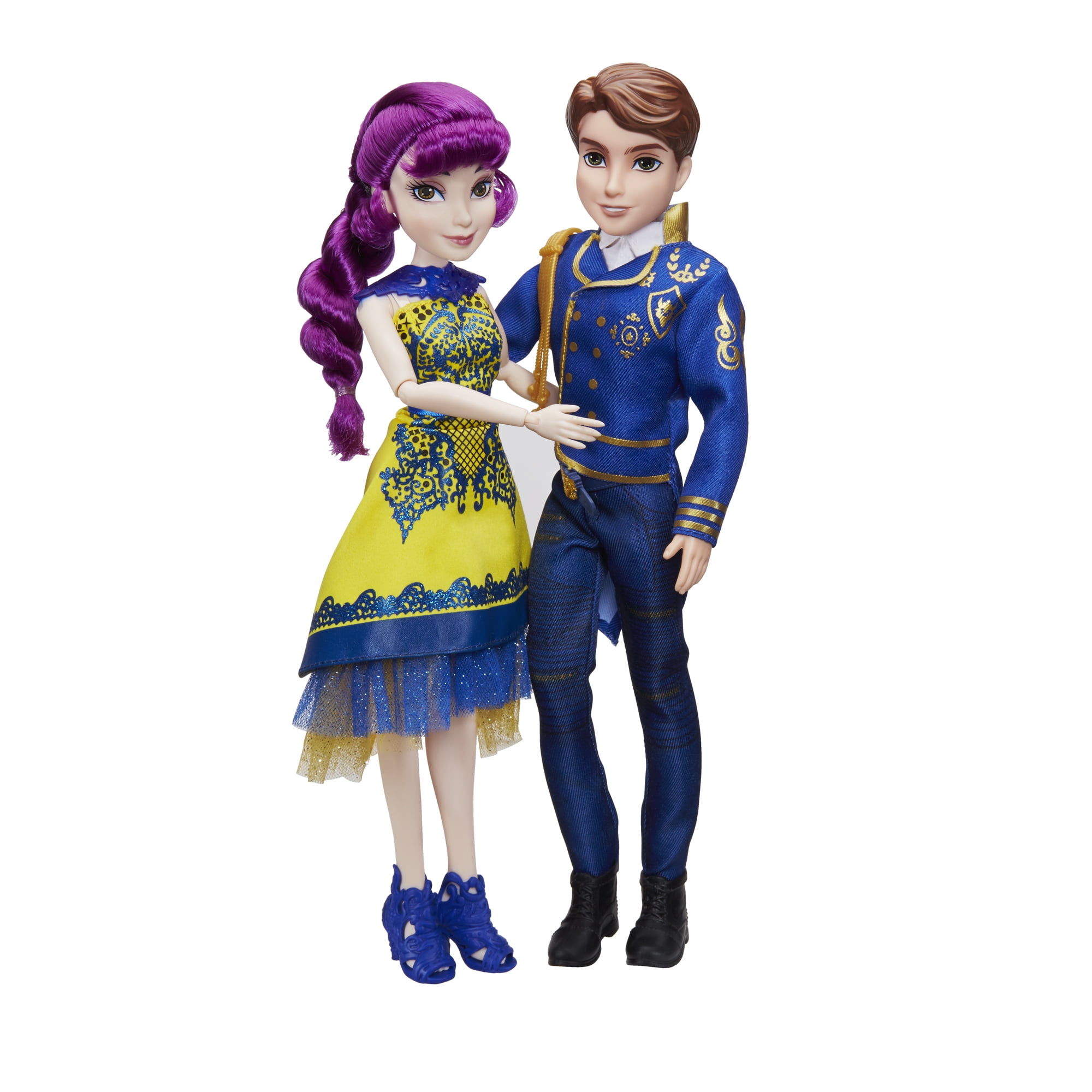 Lot of 3 Disney Descendants Dolls Ben & Mal Set