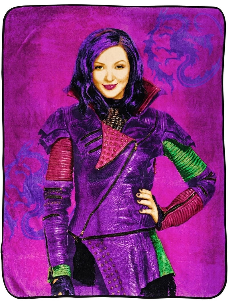 DESCENDANT TAPIS BLANKET ディセンダント ブランケット Disney Descendants Under Mal's Spell 46