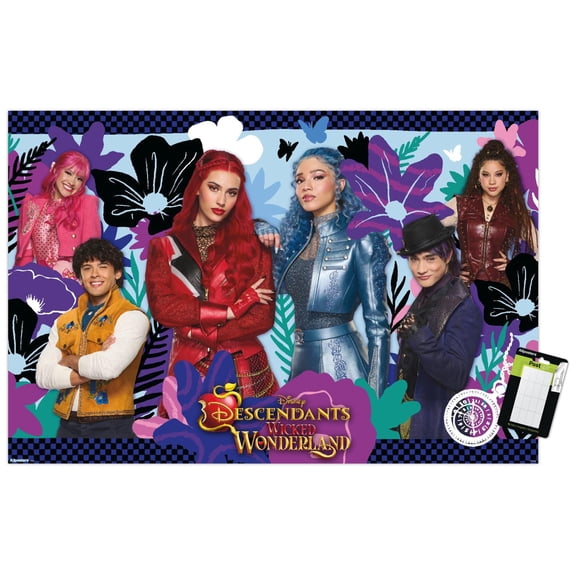 Disney Descendants: Wicked Wonderland (2026) - Cast Wall Poster, 22.375" x 34"