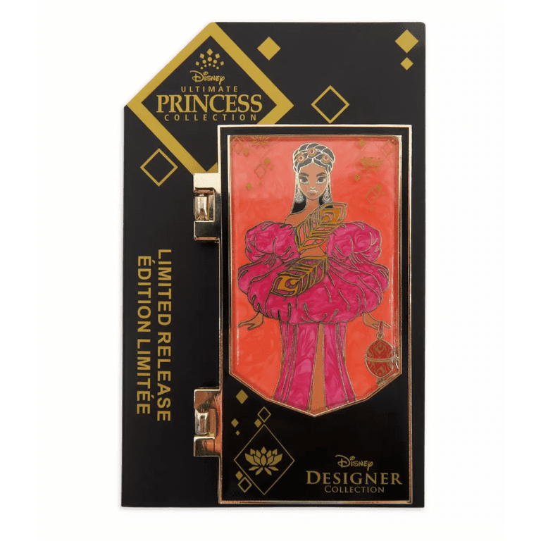 D23 art of jasmine pins ピンバッジ　LE1000 Disney WDI D23 2024 Glitter Princess Jasmine Aladdin LE 400