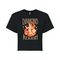 thumbnail image 1 of Disney - Diamond In The Rough  - Juniors Cropped Cotton Blend T-Shirt, 1 of 4