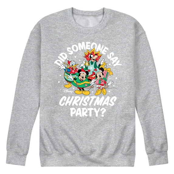 Disney - Did Someone Say Christmas Party - Men's Crew Fleece Sweatshirt Sweatshirt