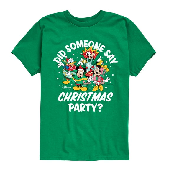Disney - Mickey and Friends Did Someone Say Christmas Party - Toddler & Youth Short Sleeve Graphic T-Shirt