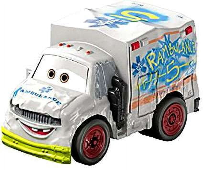 Mattel Disney Die Cast Mini Racers, Dr. Damage Car, Micro Speeding