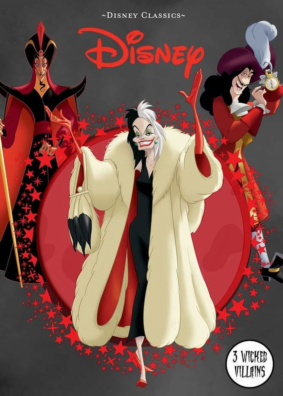 Disney Die-Cut Classics: Disney Classics: 3 Wicked Villains (Hardcover) 