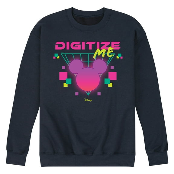 Disney - Digitize Me - Men's Crew Neck Fleece Pullover