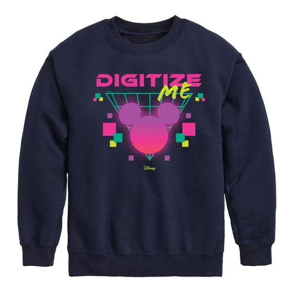 Disney - Digitize Me - Toddler & Youth Crewneck Fleece Sweatshirt