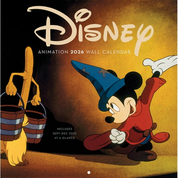 Disney Disney Animation 2026 Wall Calendar, (Paperback)