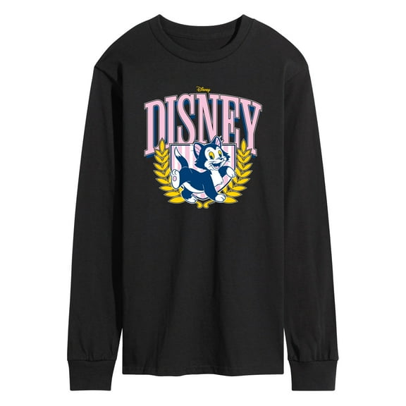 Disney - Disney Figaro Collegiate - Men's Long Sleeve Graphic T-Shirt