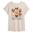 thumbnail image 1 of Disney - Disney Foods - Juniors Oversized Graphic T-Shirt, 1 of 4