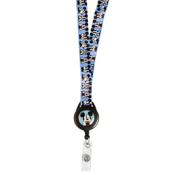 Disney Mickey Mouse Lanyard with ID Holder and Key Clip