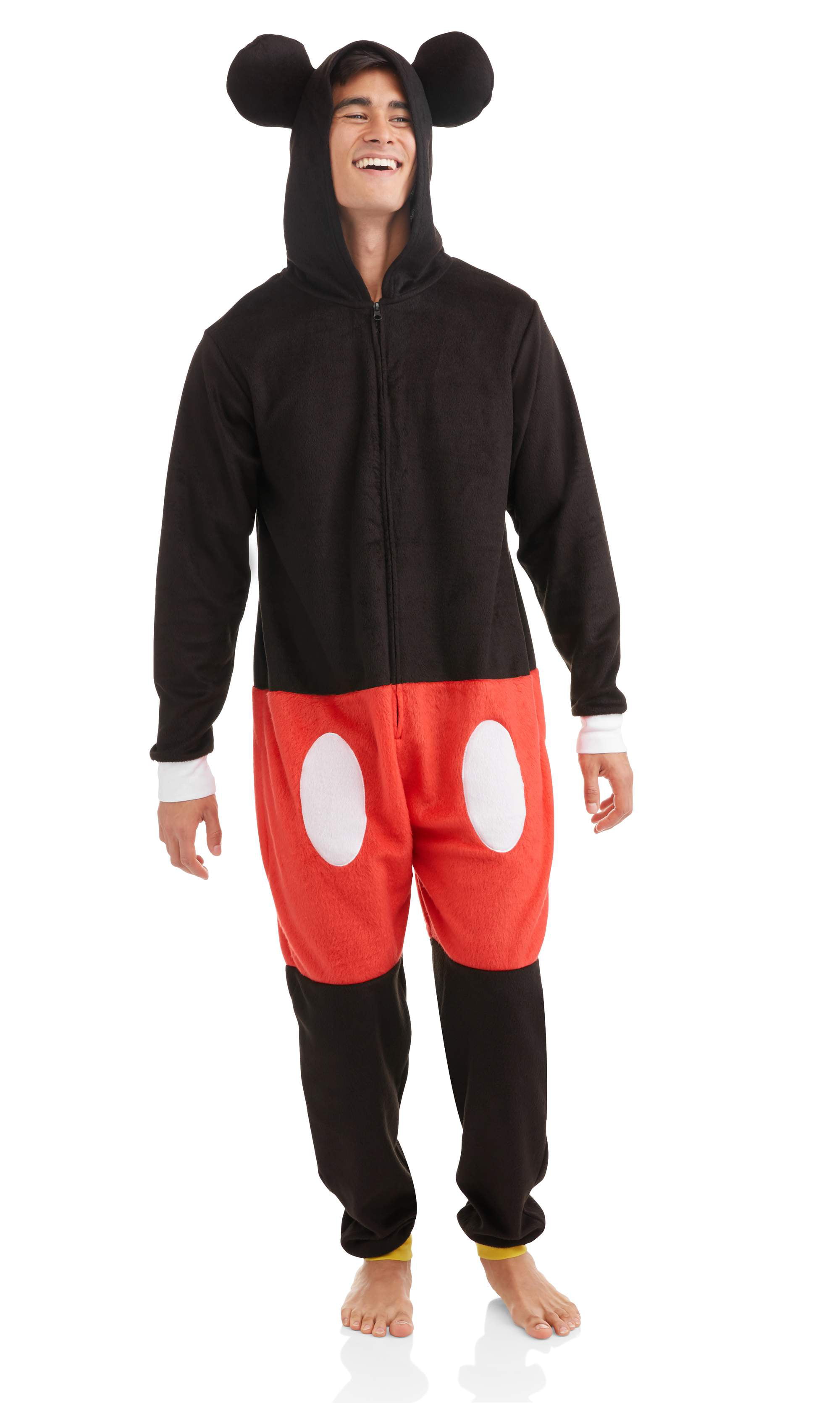 Disney Mickey Mouse Fleece 2 Pack Zip Up Coveralls Newborn - Walmart.com