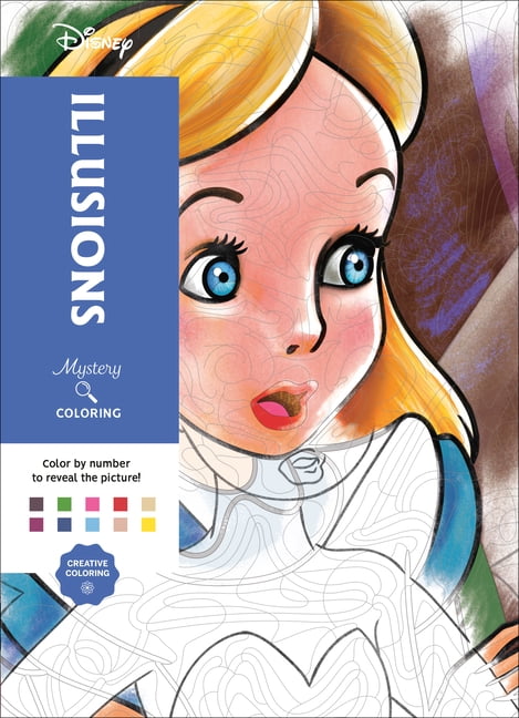 Disney Disney Mystery Coloring: Illusions, (Paperback)