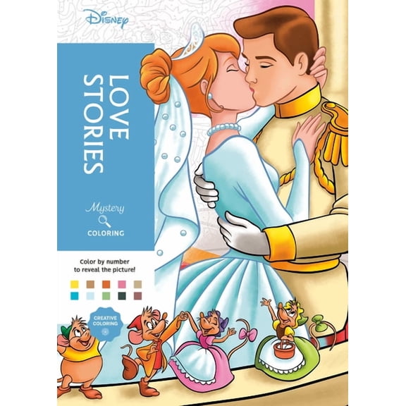 Disney Disney Mystery Coloring: Love Stories, (Paperback)