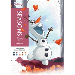 Disney Mystery Coloring: Seasons, 128 pages (Paperback)