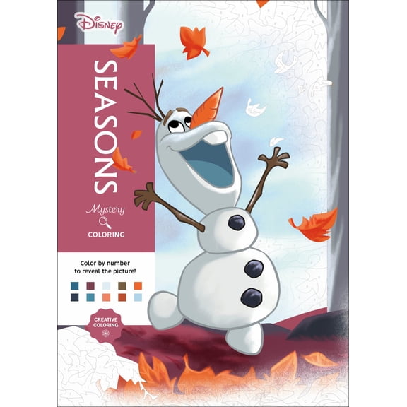 Disney Mystery Coloring: Seasons, 128 pages (Paperback)