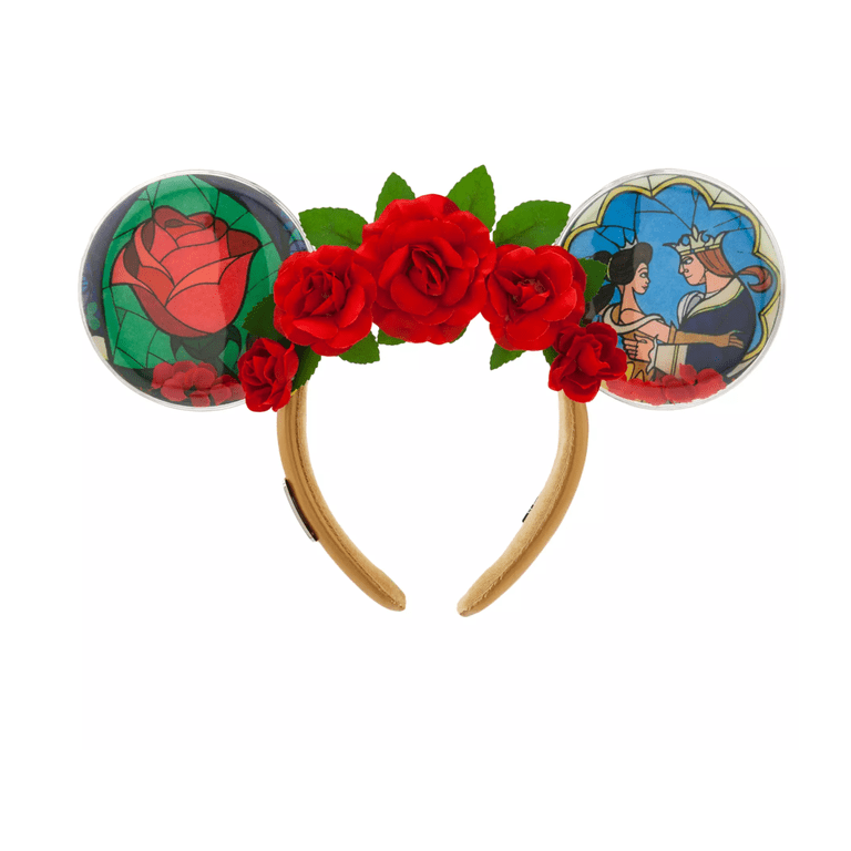 Disney Beauty and the Beast Light-Up Ear Headband, Stained  display picture 2