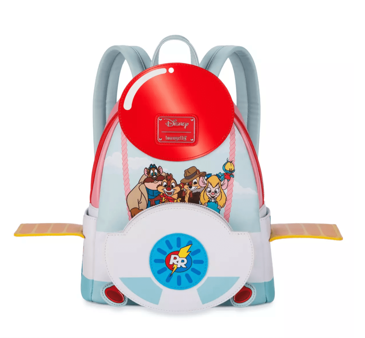 Disney x Loungefly Disney100 Decades Chip \'n Dale\'s Rescue Rangers mini backpack Available Now: Chip  main image 3
