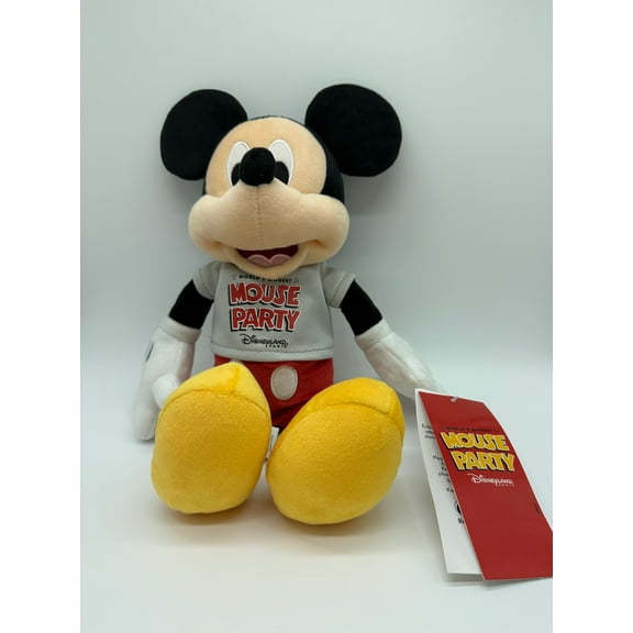 Disney Disneyland Paris 90th Celebration Mickey Party Plush New with Tag
