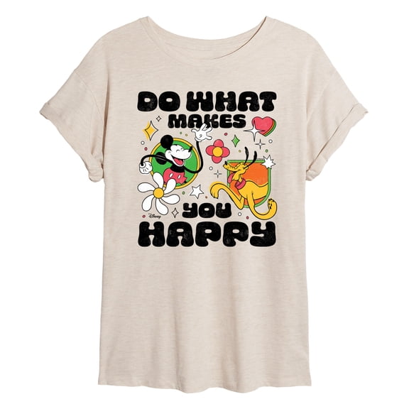 Disney - Do What Makes You Happy - Juniors Ideal T-Shirt