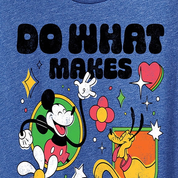 Disney - Do What Makes You Happy Women's Short Sleeve Graphic T-Shirt