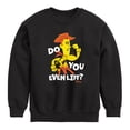 thumbnail image 1 of Disney - Do You Even Lift Boys' Graphic Long Sleeve Fleece Sweatshirt, 1 of 5