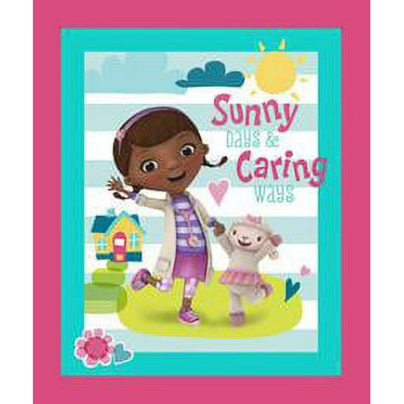 Disney-Doc McStuffins 43/44 Inch Wide 100% Cotton D/R-Sunny Days &
