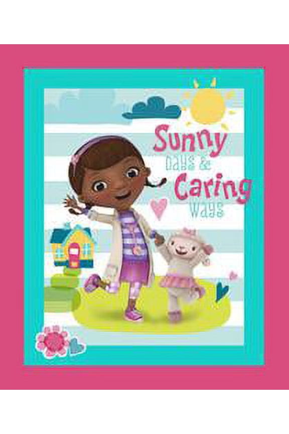 Disney-Doc McStuffins 43/44 Inch Wide 100% Cotton D/R-Sunny Days &