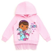 Disney Doc McStuffins Fleece Pullover Peplum Hoodie Toddler to Little Kid