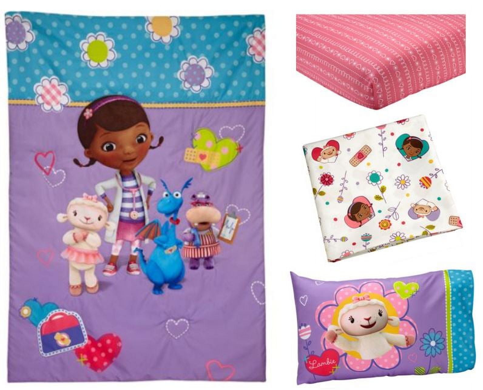 Disney Doc McStuffins Good as New 4-Piece Toddler Bedding Set - Walmart.com